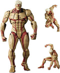 Reiner Braun Action Figure Movable Joints Anime Figures Statue with Interchangeable Accessories Fighting Titan Form Eren Jaeger Figurine Collectible 6.7IN