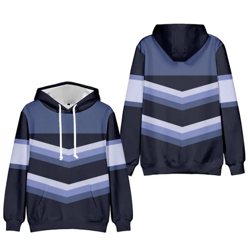 Aphmau Cosplay Hoodies Aaron Zipper Varsity Jacket Merch Zip up Hoodies Crewneck Sweater Merch Winter Men/Women KPOP Sweatshirt