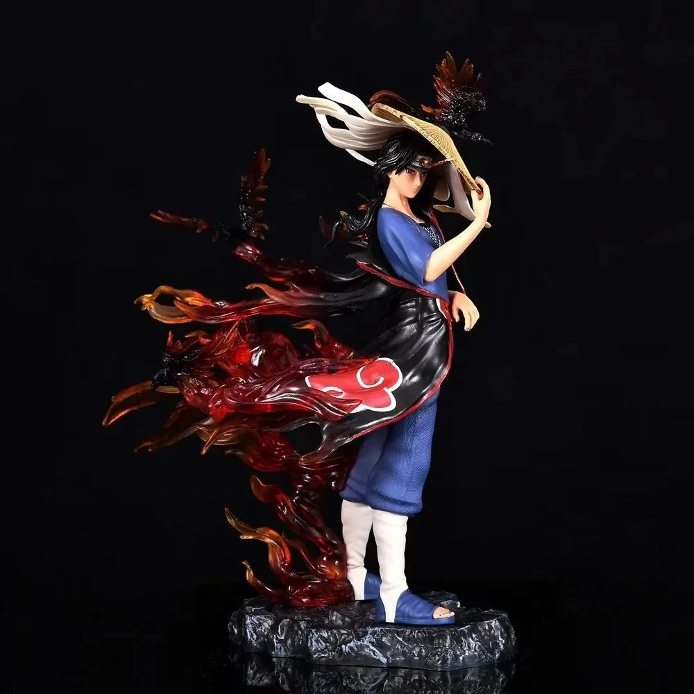 Naruto Shippuden Uchiha Itachi Action Figure 30Cm PVC Fully Articulated Anime Collectible Display Model Statue Toy Gift for Fans
