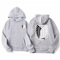 Attack on Titan Men'S Hoodie Anime Hoodies Men Women Streetwear Pullover Harajuku Shingeki No Kyojin Hoodies Sweatshirt Clothes