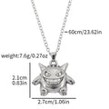 New Popular Anime Monster Bulbasaur, Charmander, Gengar Alloy Pendant Necklace