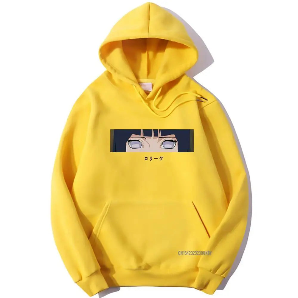 Hinata Hoodie Japanese INS Hinata Anime Printing Loose Sweatshirts Streetwear Men Womens Oversized Hoodies