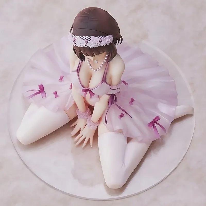Sexy Anime Girl Aoki Hayato Figure Desktop Car Ornament Collectible PVC Model Static Display Adult Fans Japan Import