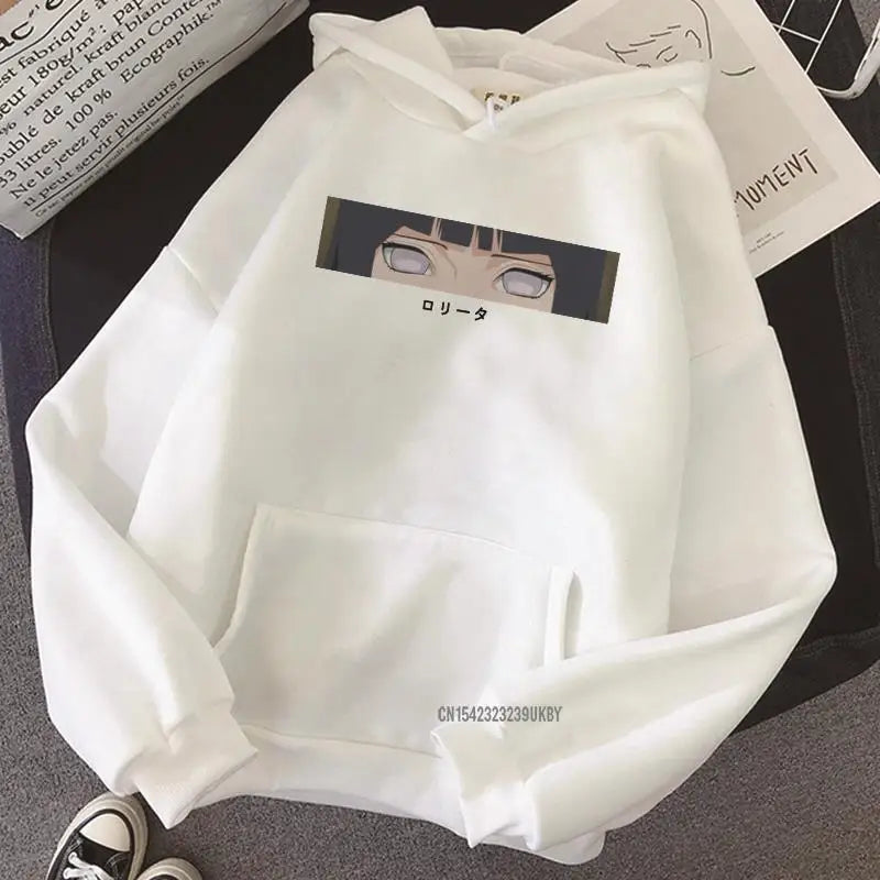 Hinata Hoodie Japanese INS Hinata Anime Printing Loose Sweatshirts Streetwear Men Womens Oversized Hoodies