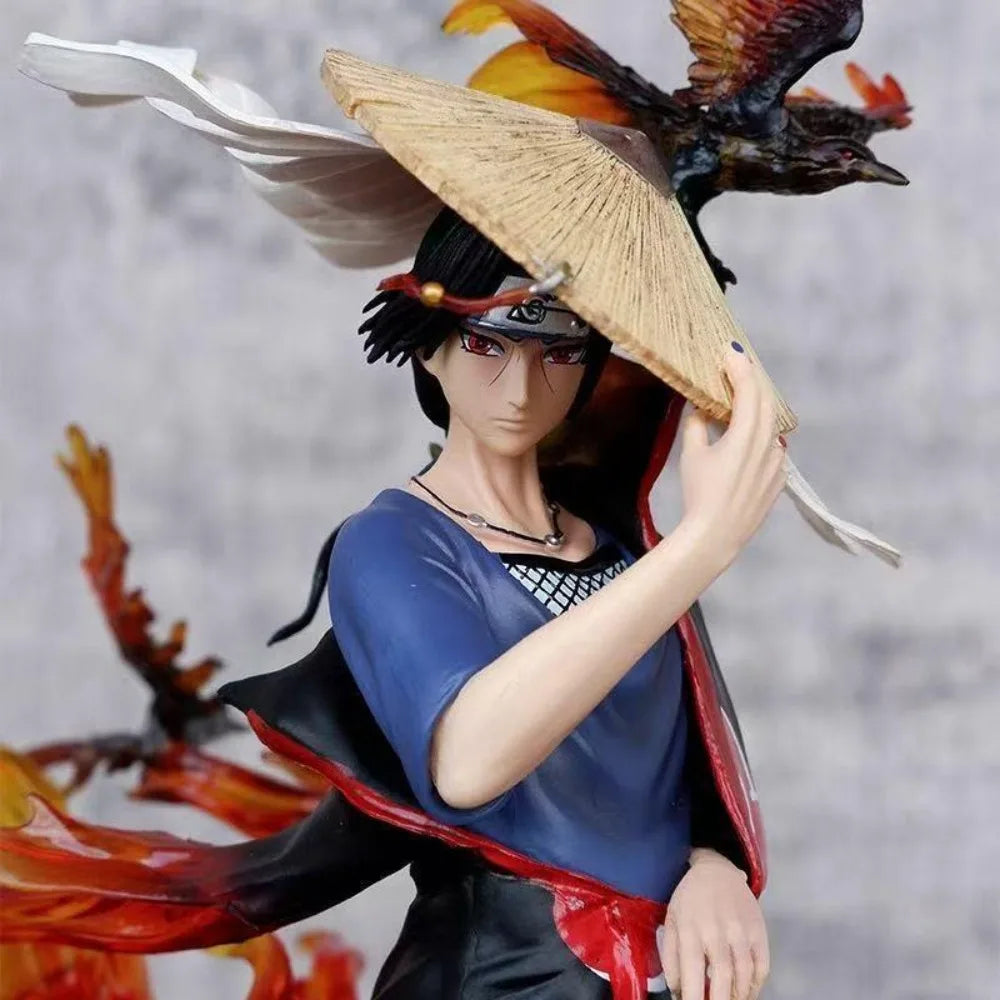 Naruto Shippuden Uchiha Itachi Action Figure 30Cm PVC Fully Articulated Anime Collectible Display Model Statue Toy Gift for Fans