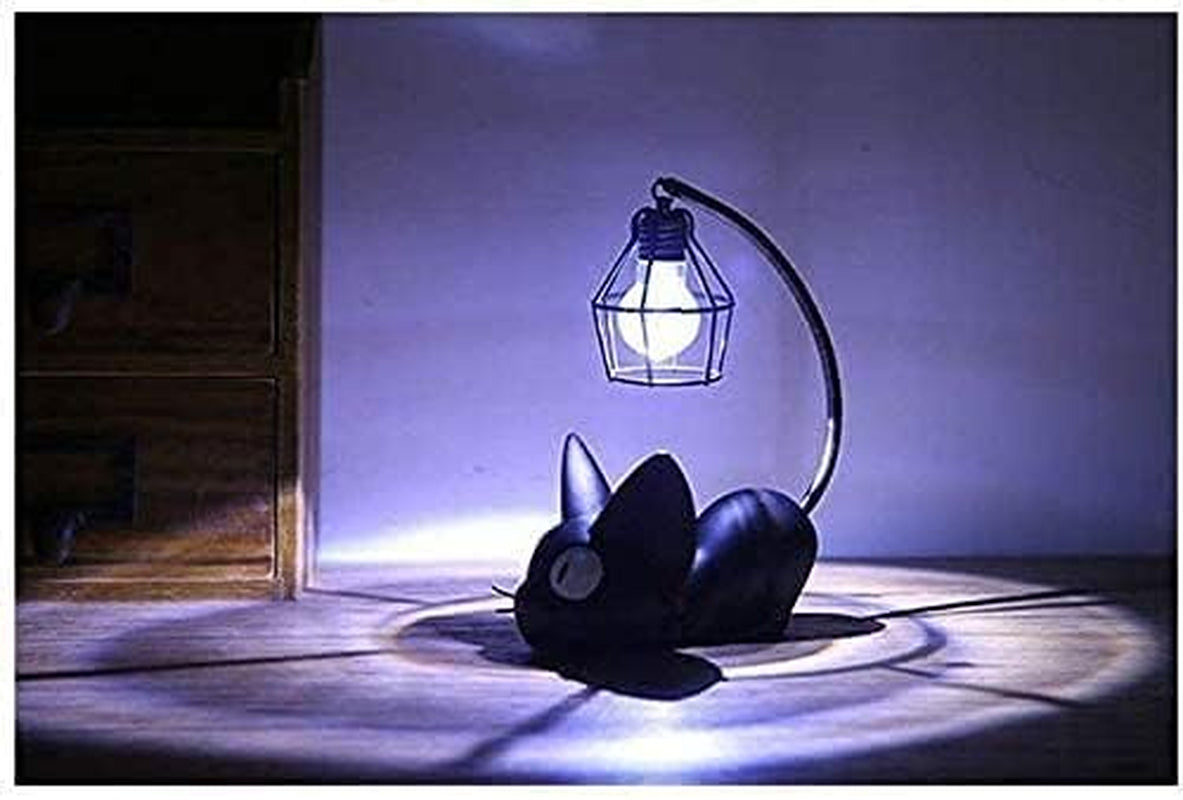 Jiji Cat Lamp, Kiki'S Delivery Service Resin Black Cat Night Light, Kiki Anime Room Decor, Cute Desk Lamp Gift for Fans