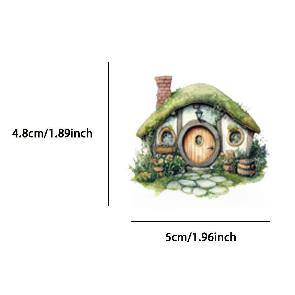 50PCS Witch of the Woods Theme Stickers Scrapbooking Collage Material Decorative Phone Case Frame DIY Waterproof Stickers