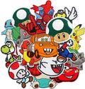18 Pieces Sew on Iron on Patches, Embroidered Applique Patches Fabric Repair Patch Cute Cartoon Anime Patches for Kids Adult Clothes Jeans Jackets Hats Shoes Backpacks