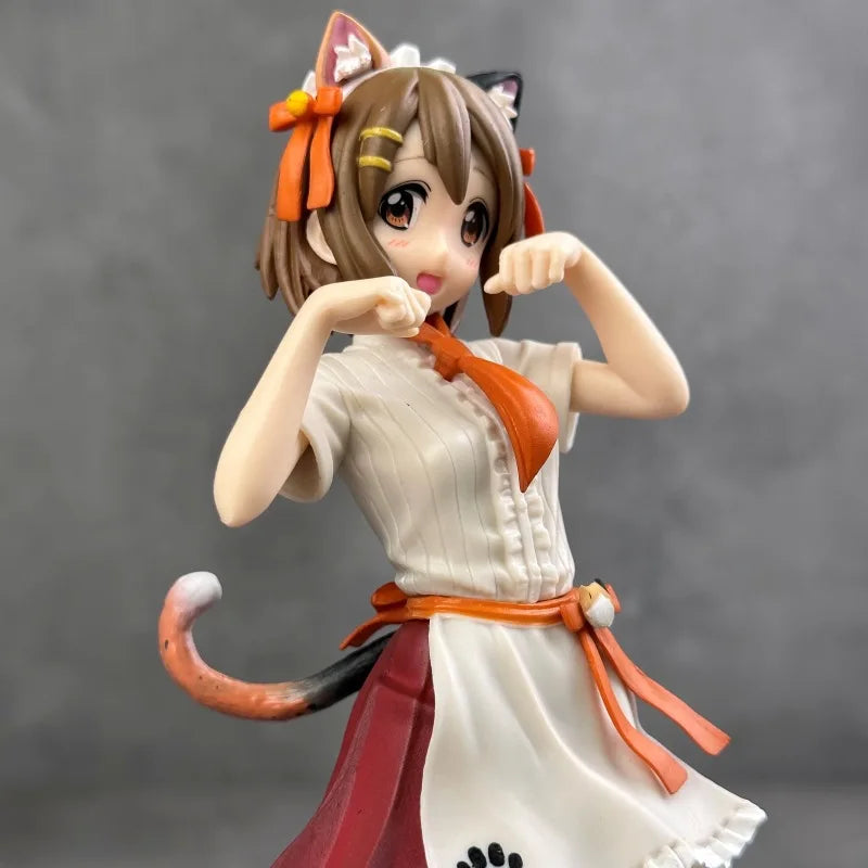 K-On! Cat-Themed Azusa Nakano & Yui Hirasawa Cute Anime Girl Figure Model Ornaments Toy Wholesale
