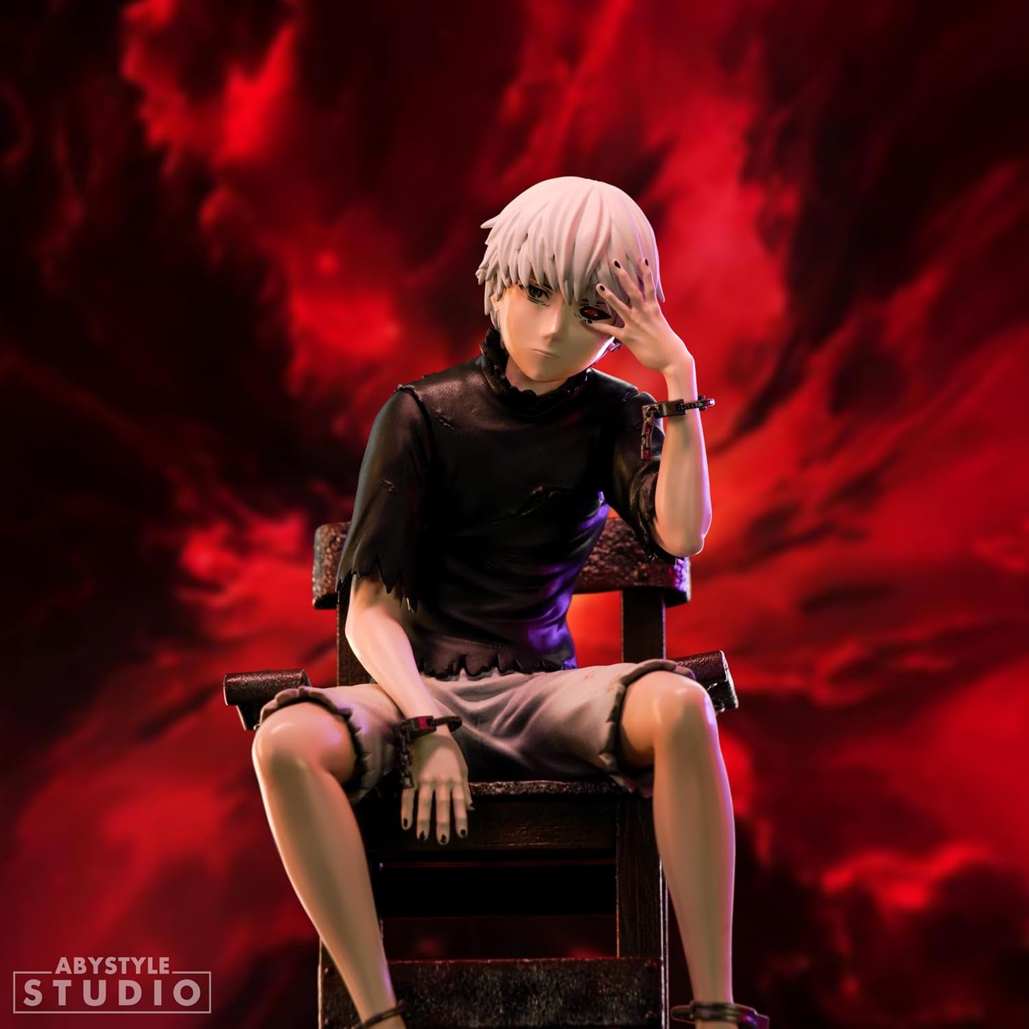Abysse Corp Tokyo Ghoul Kaneki 1:10 Scale Printed PVC Action Figure Gift Boxed