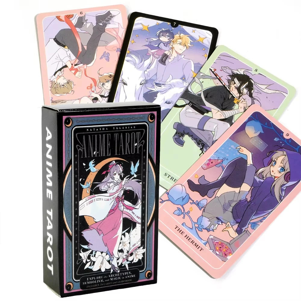 10.3*6Cm Anime Tarot Deck Explore the Archetypes Symbolism and Magic in Anime Modern Anime Characters
