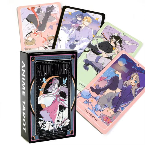 10.3*6Cm Anime Tarot Deck Explore the Archetypes Symbolism and Magic in Anime Modern Anime Characters