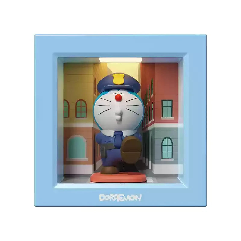 Authentic Doraemon Desktop Photo Frame Atmosphere Night Light Lamptoy Figure Officially Licensed Anime Themed Accessory