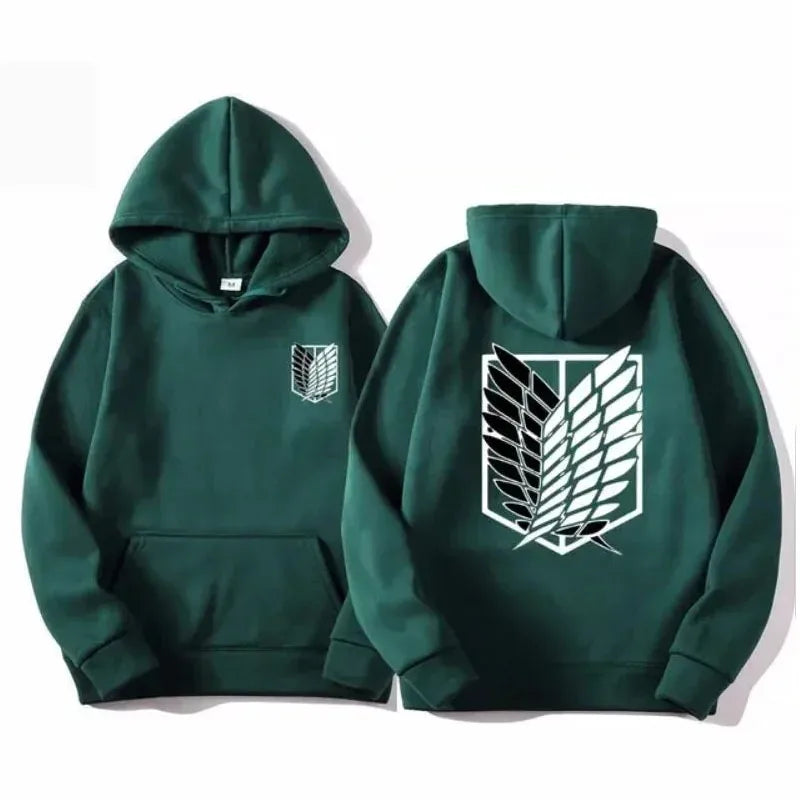 Attack on Titan Men'S Hoodie Anime Hoodies Men Women Streetwear Pullover Harajuku Shingeki No Kyojin Hoodies Sweatshirt Clothes