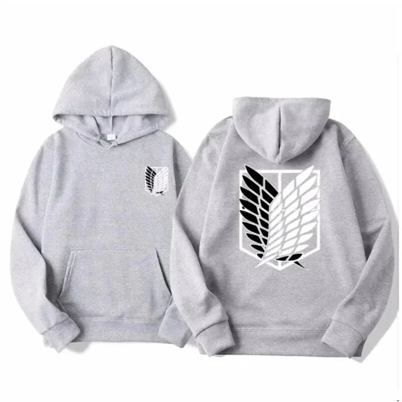 Attack on Titan Men'S Hoodie Anime Hoodies Men Women Streetwear Pullover Harajuku Shingeki No Kyojin Hoodies Sweatshirt Clothes