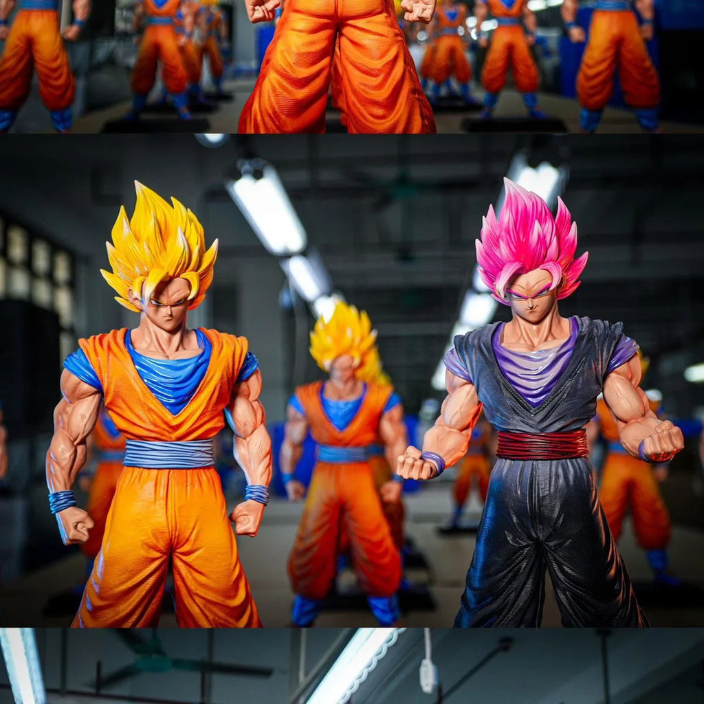 Dragon Ball Statue Brother JT Star Track Super 2 Wukong - Original Color/Peach Red Anime Handmade Model Gift