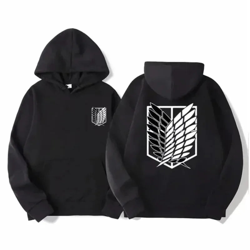 Attack on Titan Men'S Hoodie Anime Hoodies Men Women Streetwear Pullover Harajuku Shingeki No Kyojin Hoodies Sweatshirt Clothes