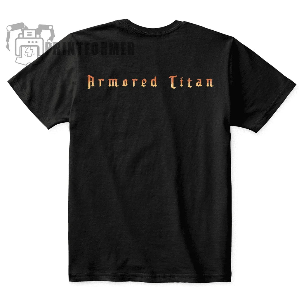 Anime Attack on Titan Armoured Titan Reiner Braun Manga T-Shirt Soft Tee 100 Cotton