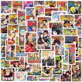 50Pcs Anime Poster Stickers Mixed Sticker Pack Cute Laptop Skin Waterproof Phone Case Guitar Skateboard Decorative Stickers