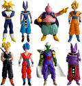 Anime Super Hero Action Figures Set, Collectible Warrior Figurines, 7.8Inch Energy Style Character Models for Display, Party Favors & Gift Collection (8PCS)