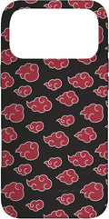 Shippuden Repeating Akatsuki Clouds Pattern Anime Case for Iphone 17 Pro Max