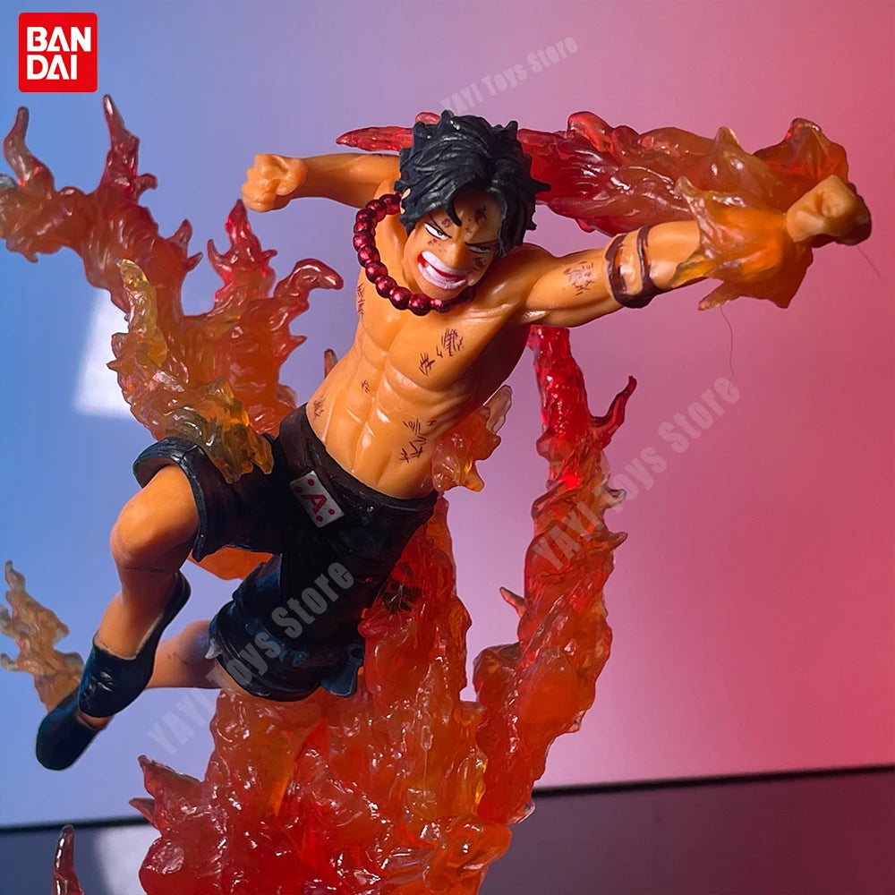 New One Piece Anime Figure GK Portgas D. Ace Action Figure PVC Collection Cartoon Model Doll Gift Toys Decoration
