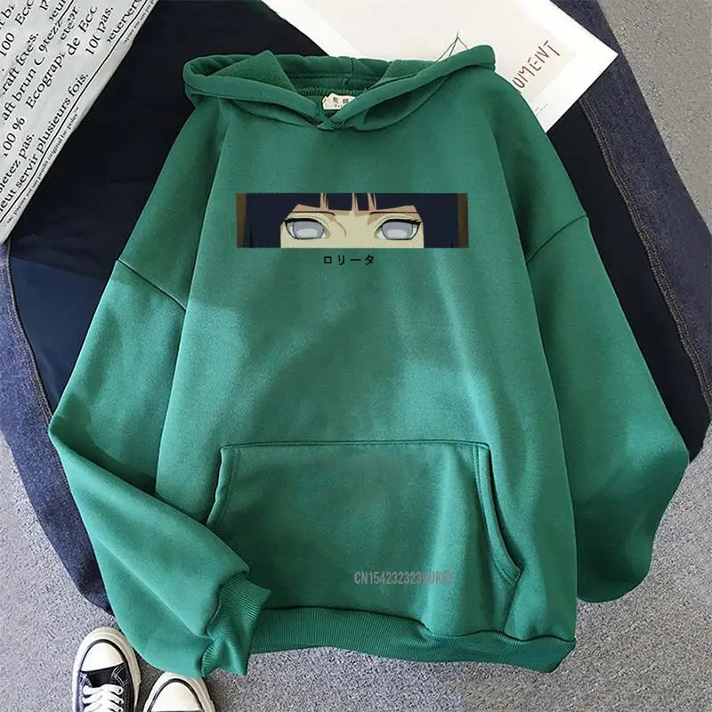 Hinata Hoodie Japanese INS Hinata Anime Printing Loose Sweatshirts Streetwear Men Womens Oversized Hoodies