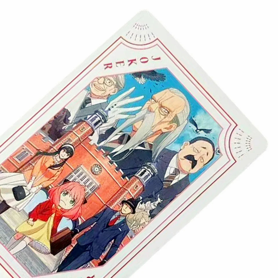 Spy X Family Playing Cards Poker Board Games Anime Anya Child Kids Toys Children Toy Deck Card Game Manga Twilight Yor Forger