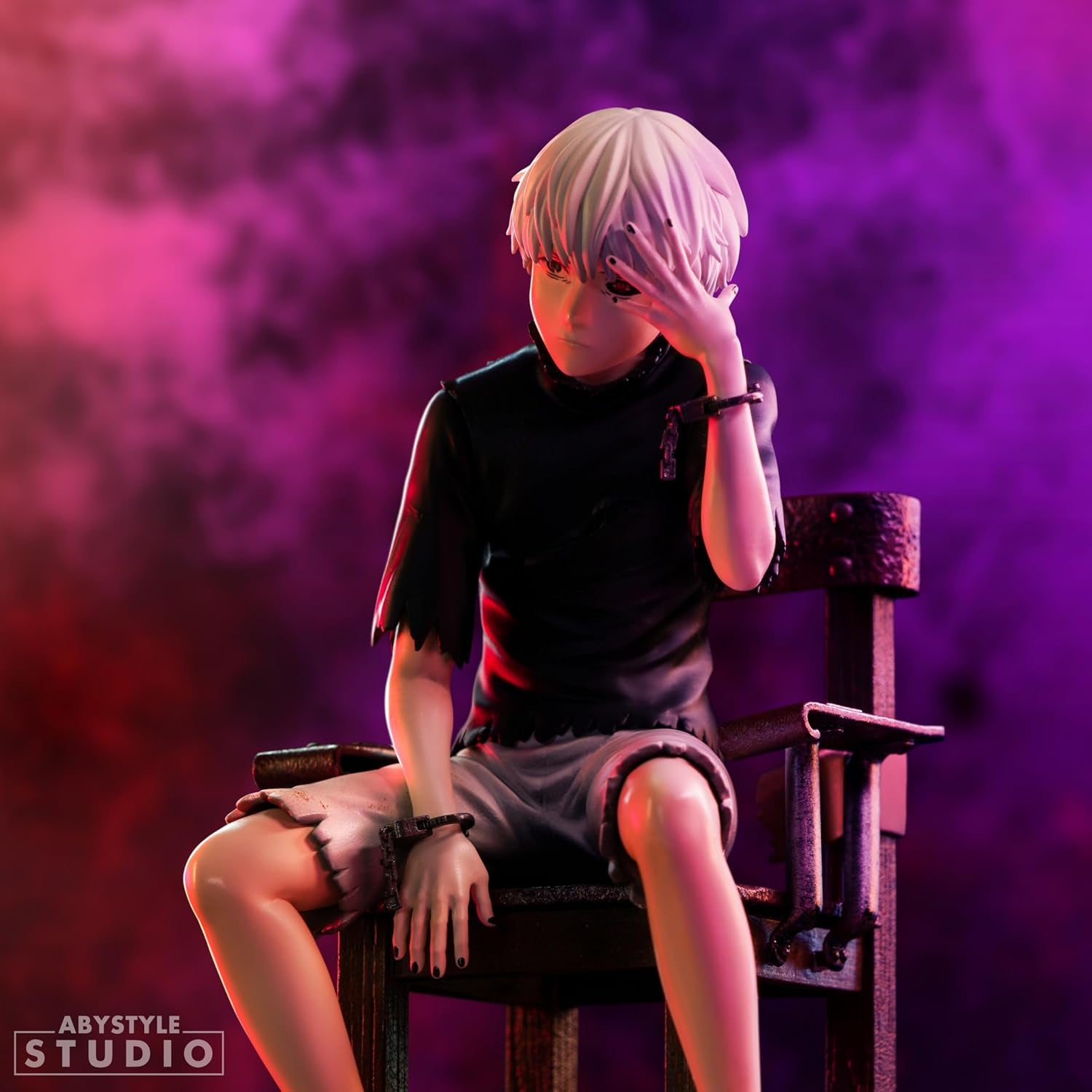 Abysse Corp Tokyo Ghoul Kaneki 1:10 Scale Printed PVC Action Figure Gift Boxed