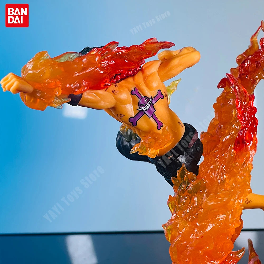 New One Piece Anime Figure GK Portgas D. Ace Action Figure PVC Collection Cartoon Model Doll Gift Toys Decoration