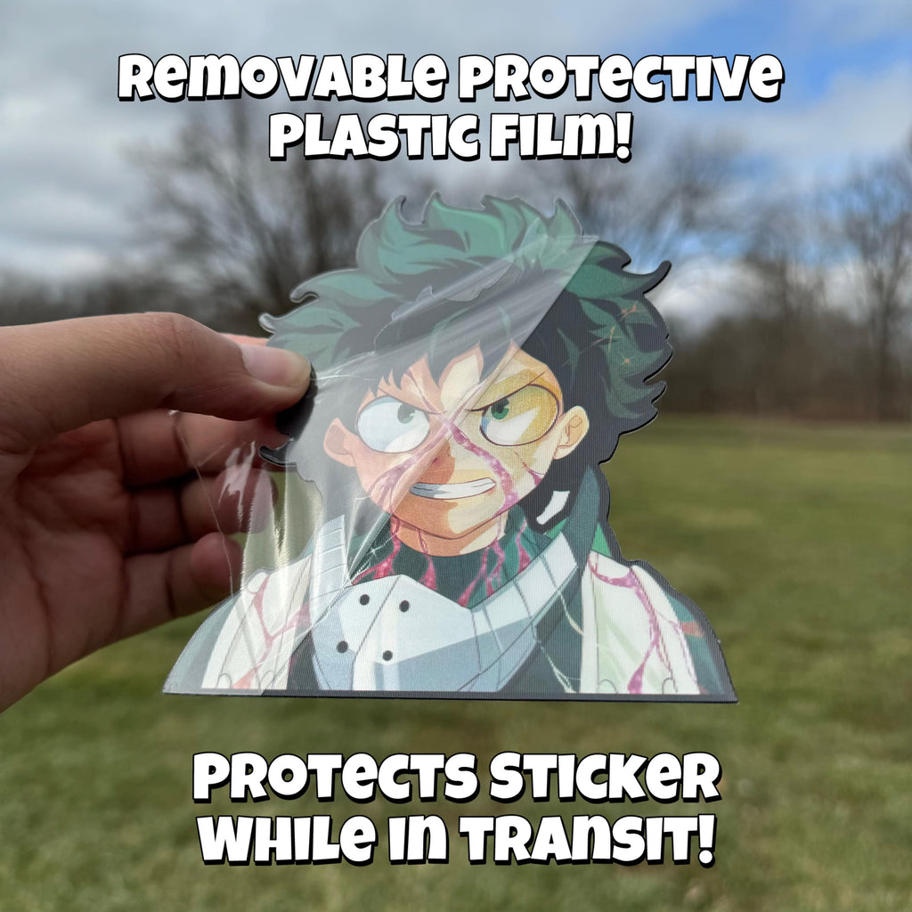 Anime Motion Sticker - Waterproof/Uv Resistant Anime Decal